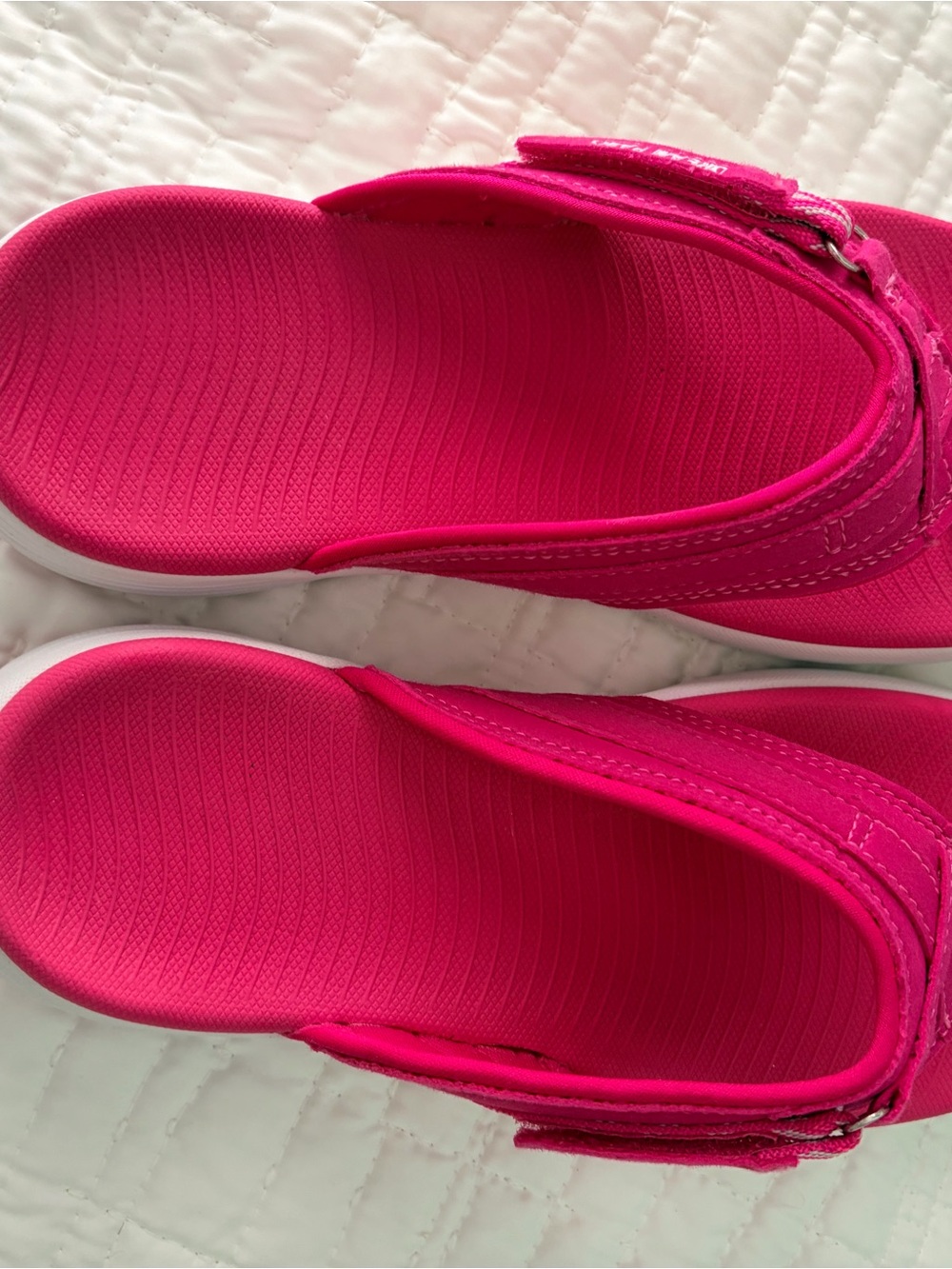 Dream Pairs Hot Pink Slip-On Sandals